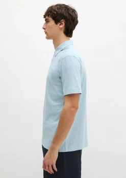 DfC Poloshirt Slub-Jersey regular aus weicher Bio-Baumwolle
