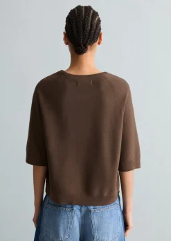 DfC Pullover relaxed aus kompaktem Baumwollgarn