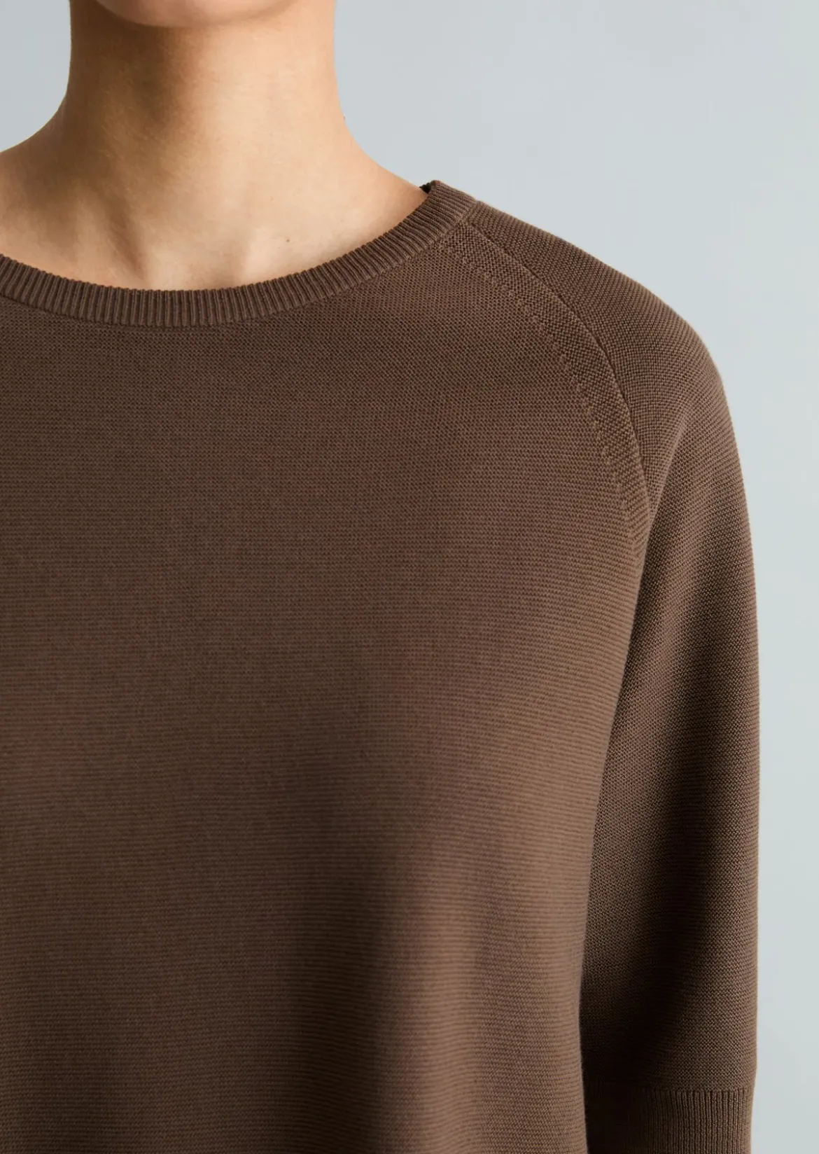 DfC Pullover relaxed aus kompaktem Baumwollgarn