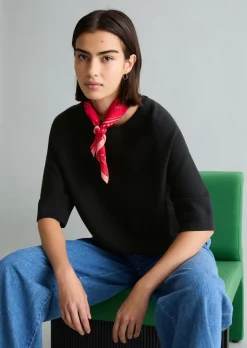 DfC Pullover relaxed aus kompaktem Baumwollgarn
