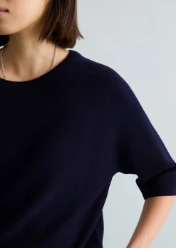 DfC Pullover relaxed aus kompaktem Baumwollgarn