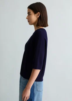 DfC Pullover relaxed aus kompaktem Baumwollgarn