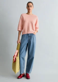 DfC Pullover relaxed aus kompaktem Baumwollgarn