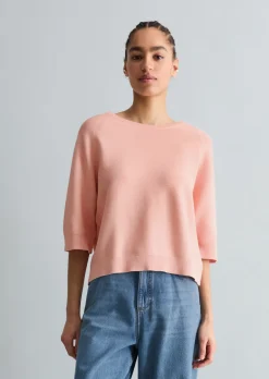 DfC Pullover relaxed aus kompaktem Baumwollgarn