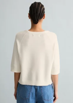 DfC Pullover relaxed aus kompaktem Baumwollgarn