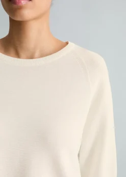 DfC Pullover relaxed aus kompaktem Baumwollgarn