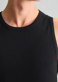 DfC Ripp-Tanktop slim aus Bio-Baumwoll-Mix