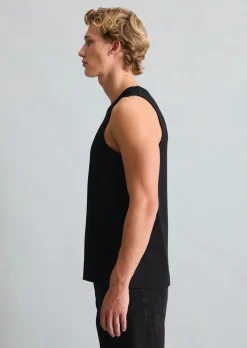 DfC Ripp-Tanktop slim aus Bio-Baumwoll-Mix