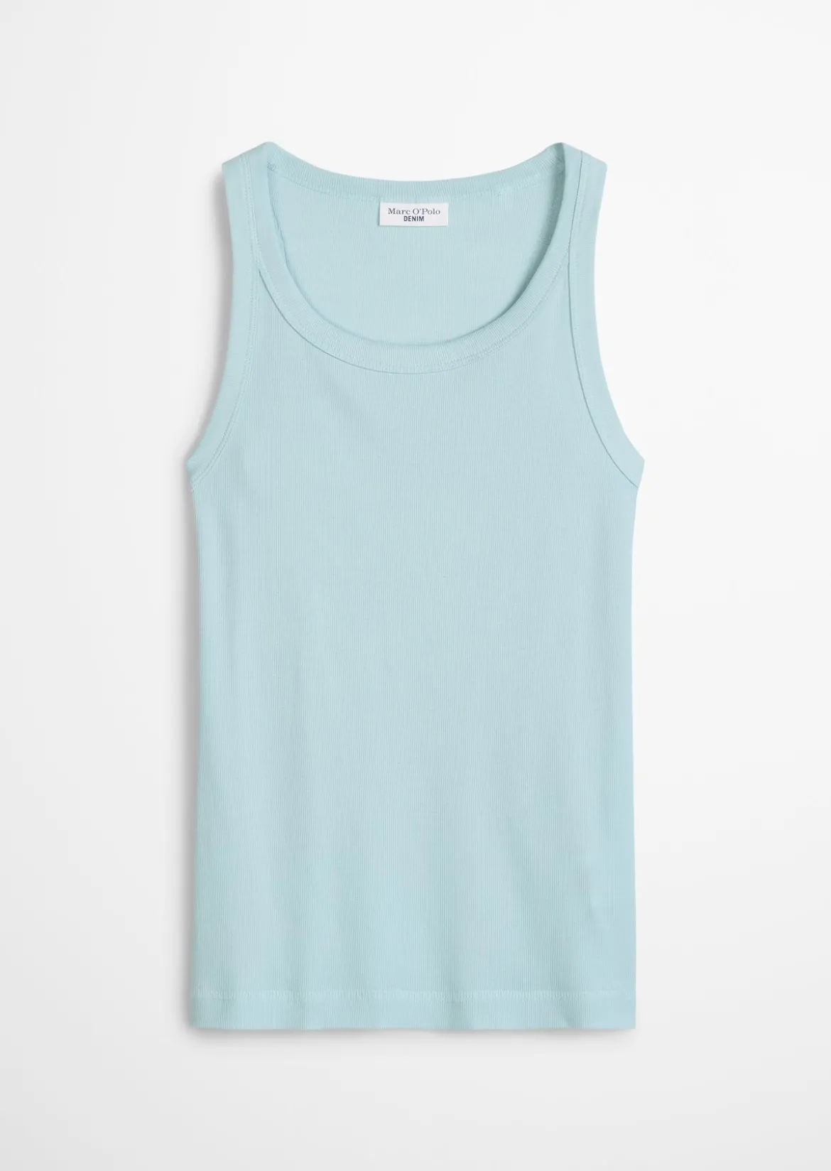 DfC Ripp-Tanktop slim aus Bio-Baumwoll-Stretchjersey