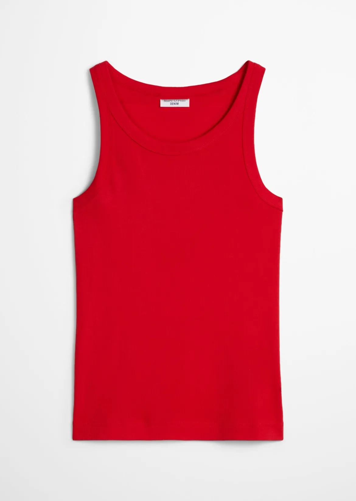 DfC Ripp-Tanktop slim aus Bio-Baumwoll-Stretchjersey