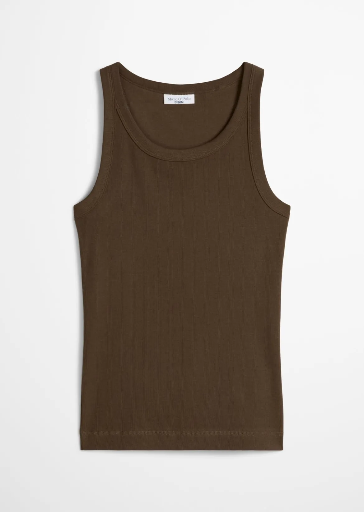 DfC Ripp-Tanktop slim aus Bio-Baumwoll-Stretchjersey
