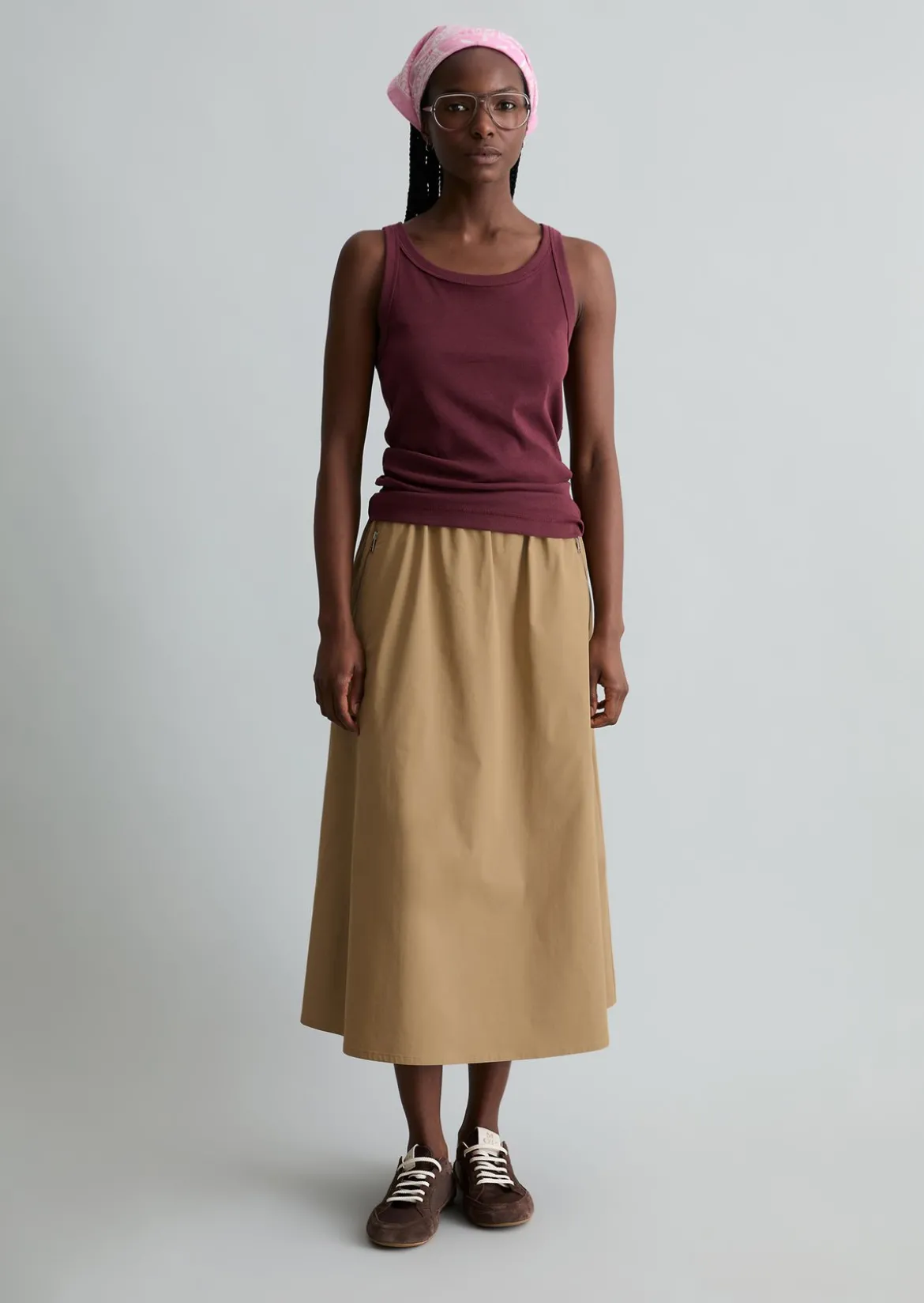 DfC Ripp-Tanktop slim aus Bio-Baumwoll-Stretchjersey