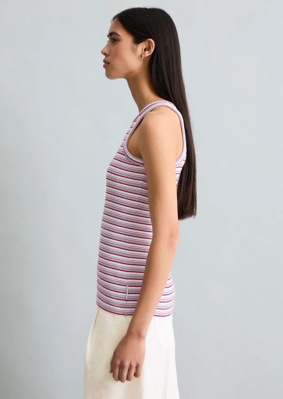 DfC Ripp-Top slim aus reinem Organic Cotton