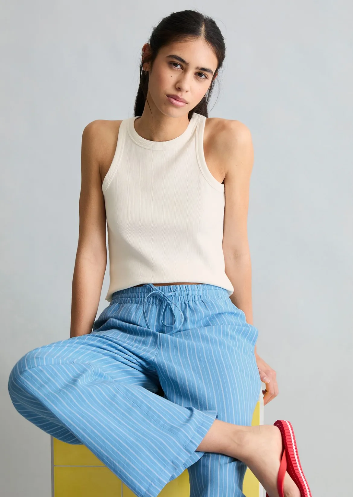 DfC Ripp-Top slim aus reinem Organic Cotton