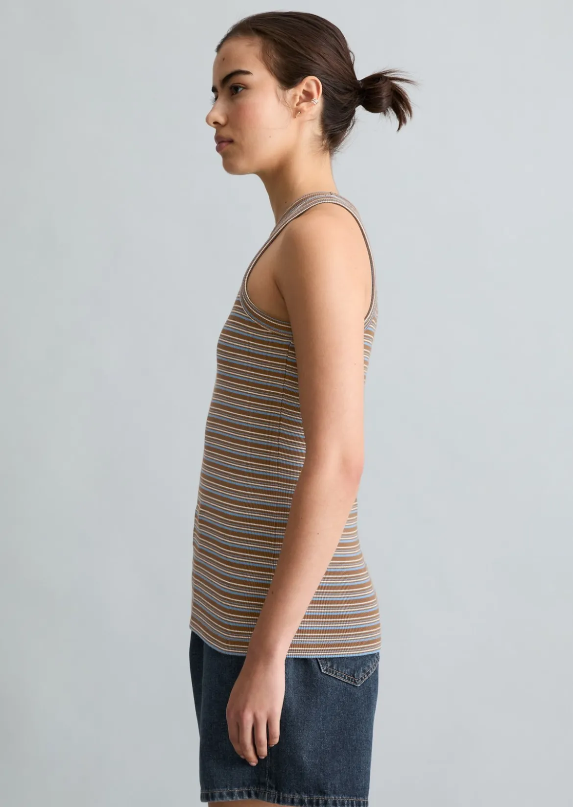 DfC Ripp-Top slim aus reinem Organic Cotton