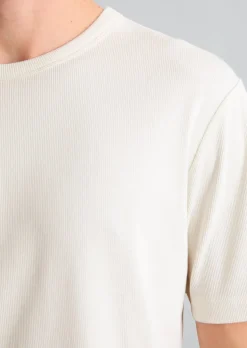 DfC Ripp-T-Shirt regular aus Bio-Baumwoll-Mix