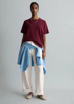 DfC Slub-Jersey-T-Shirt loose aus softer Bio-Baumwolle
