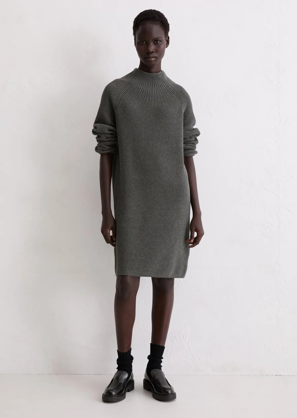 DfC Strickkleid loose aus reinem Organic Cotton