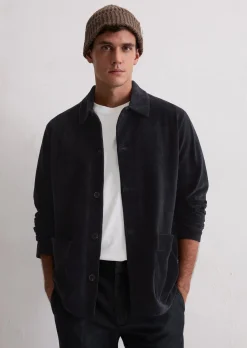 DfC Sweat-Overshirt regular aus schwerem Bio-Baumwoll-Cord