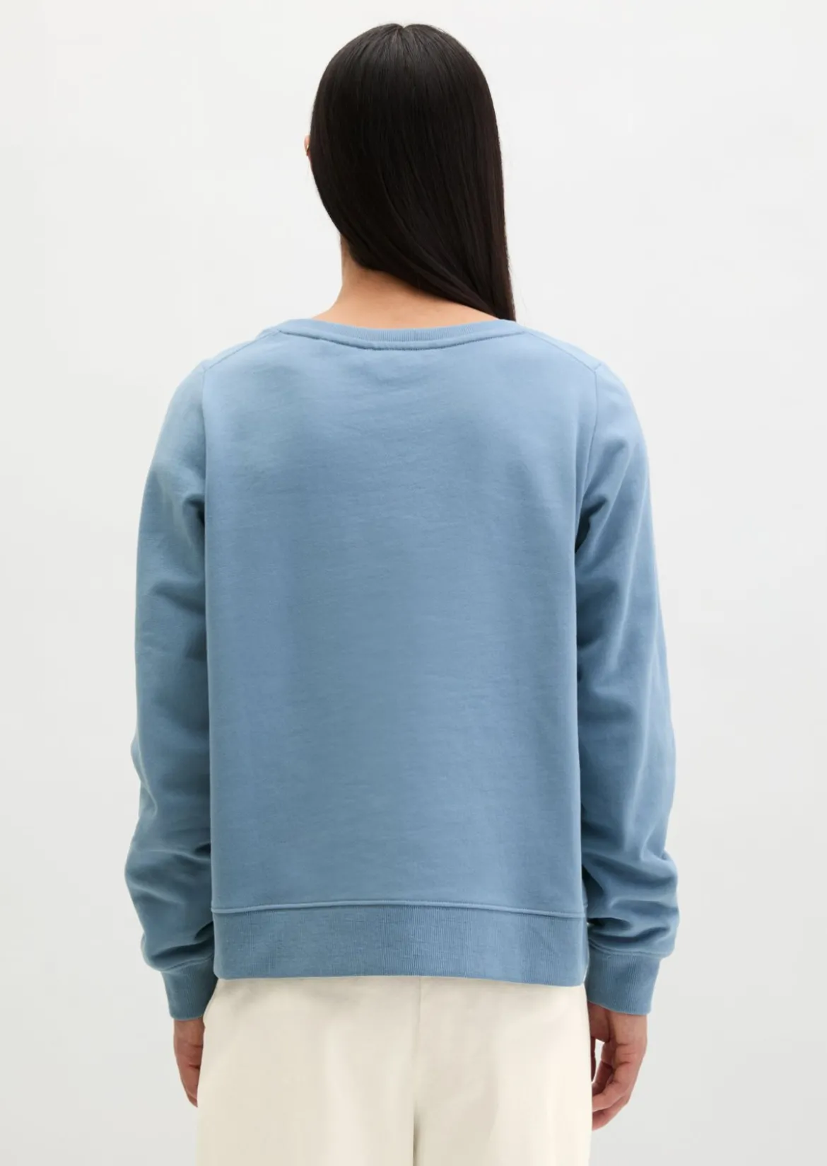 DfC Sweatshirt relaxed garment-dyed mit gepeachter Oberfläche
