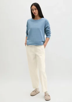 DfC Sweatshirt relaxed garment-dyed mit gepeachter Oberfläche