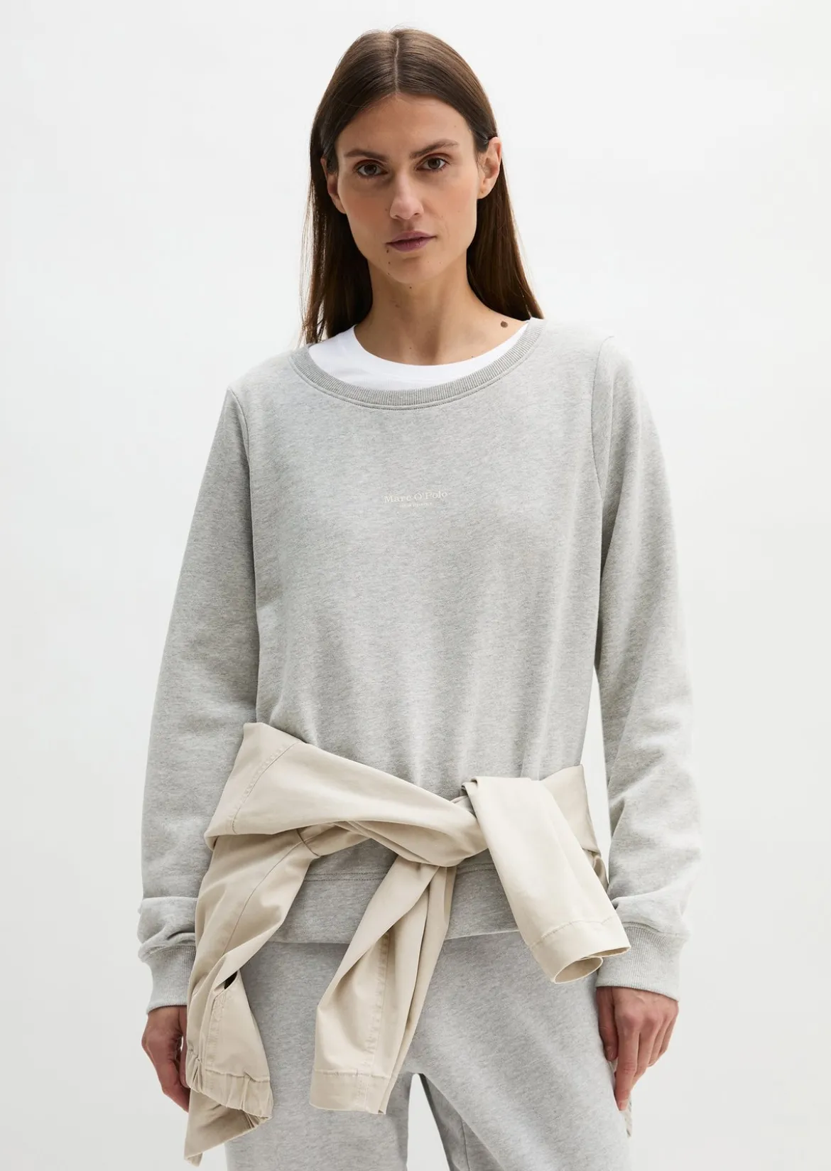 DfC Sweatshirt relaxed garment-dyed mit gepeachter Oberfläche