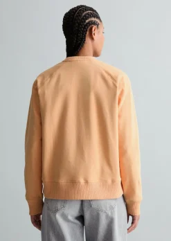 DfC Sweatshirt relaxed mit Rippstrick-Bündchen