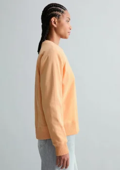 DfC Sweatshirt relaxed mit Rippstrick-Bündchen