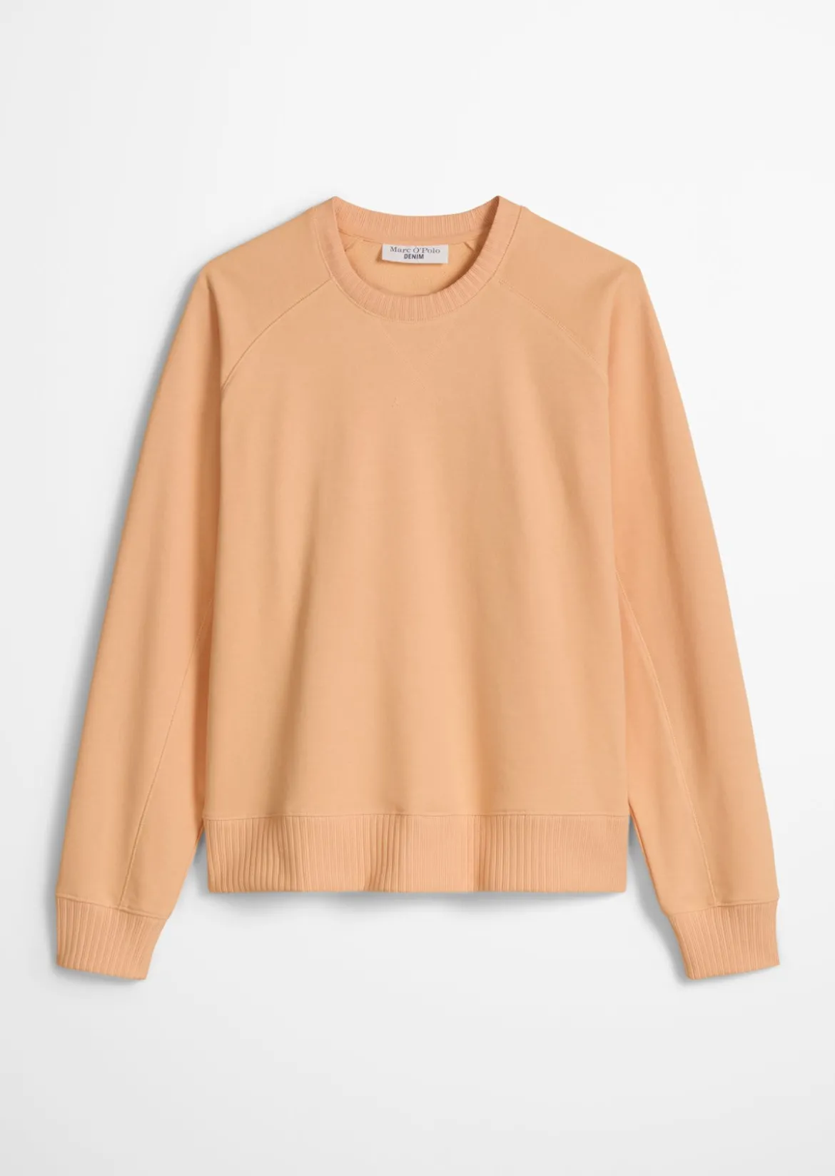 DfC Sweatshirt relaxed mit Rippstrick-Bündchen