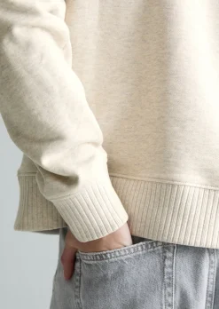 DfC Sweatshirt relaxed mit Rippstrick-Bündchen