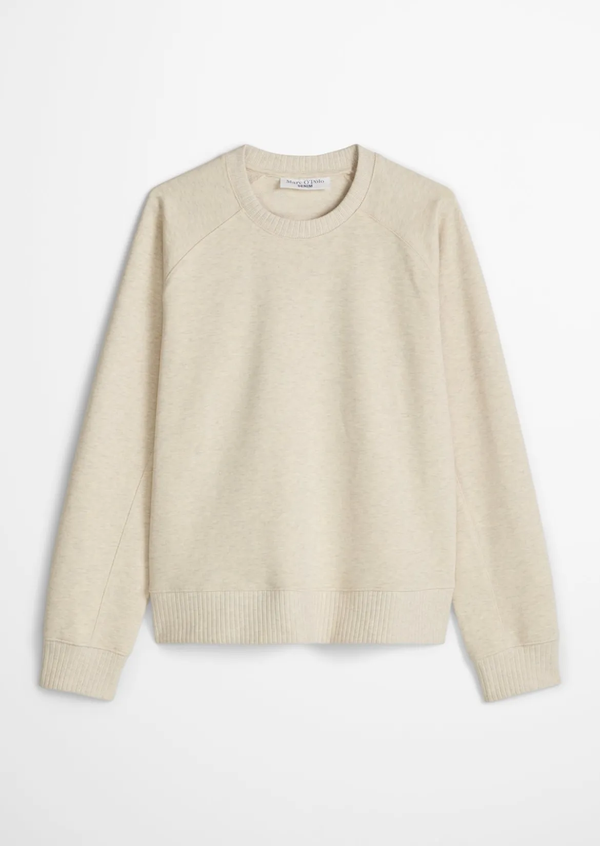 DfC Sweatshirt relaxed mit Rippstrick-Bündchen