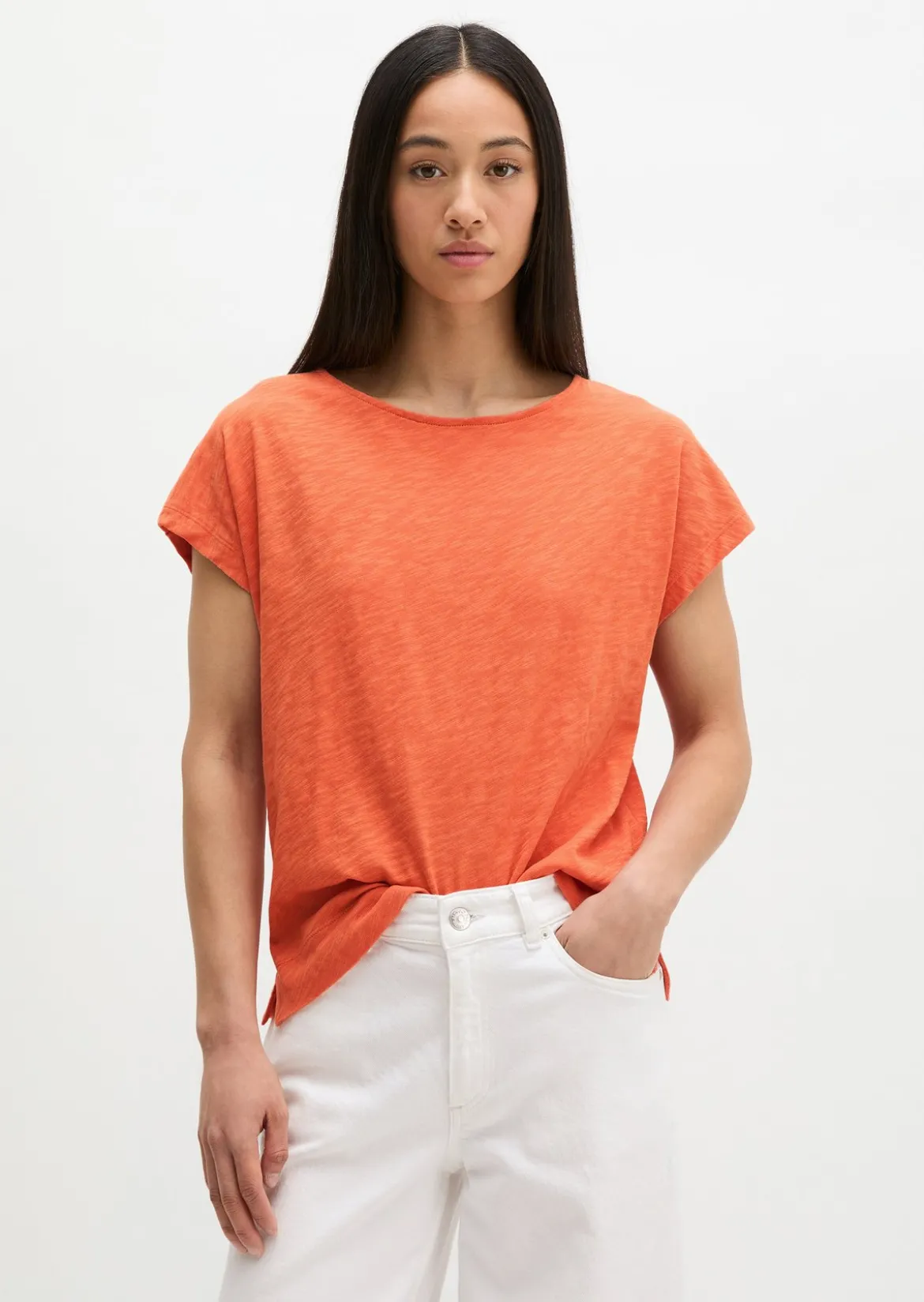DfC T-Shirt loose aus Slub-Jersey