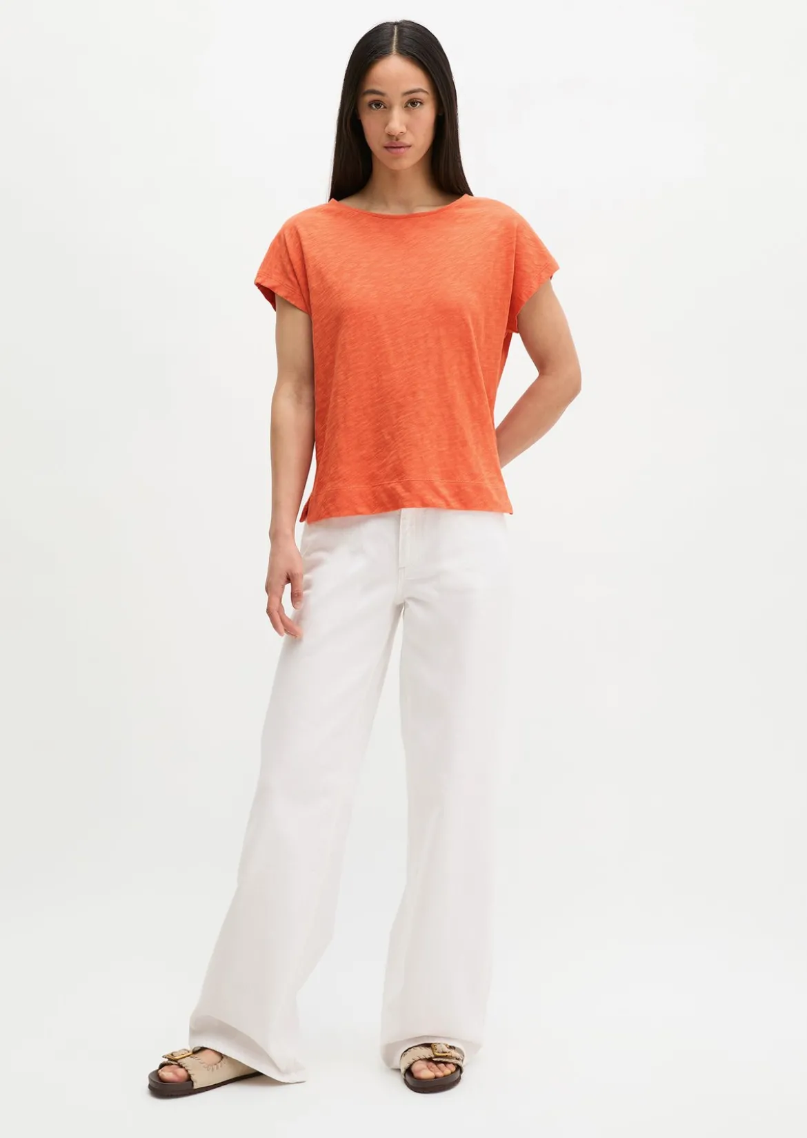 DfC T-Shirt loose aus Slub-Jersey