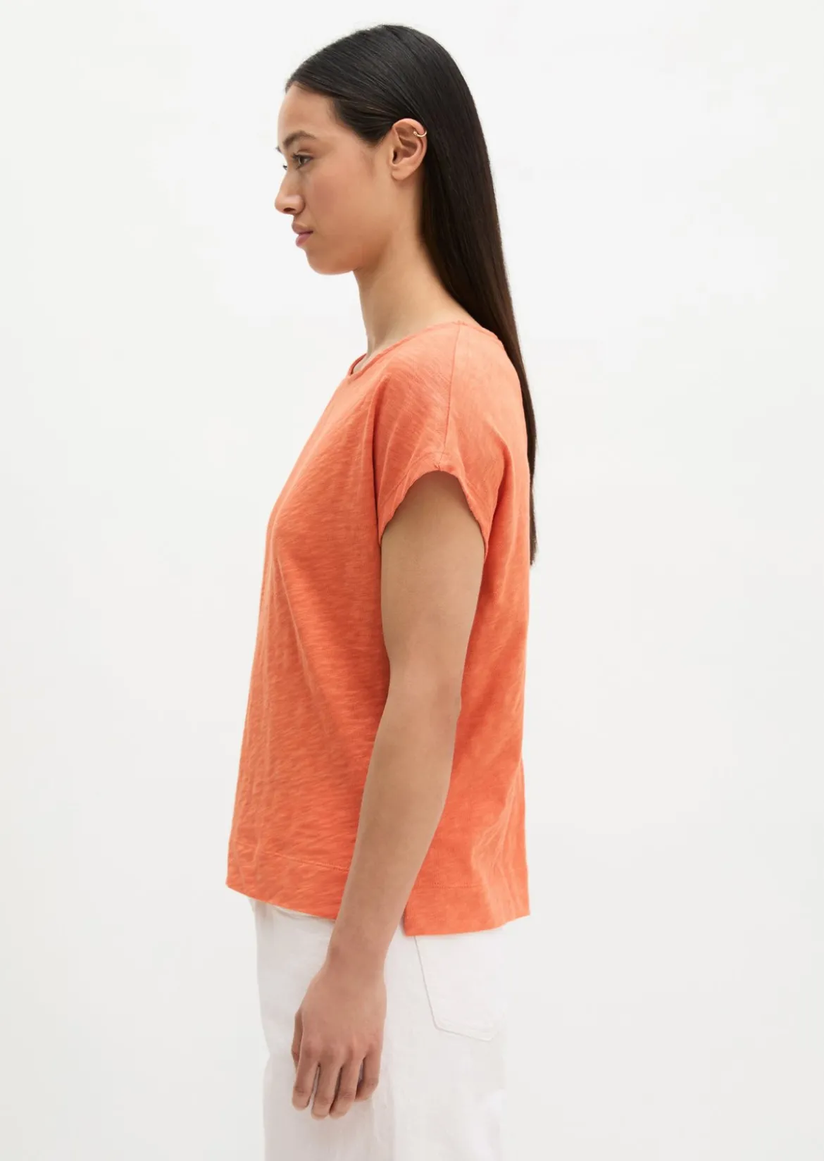 DfC T-Shirt loose aus Slub-Jersey