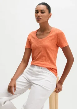 DfC T-Shirt loose aus Slub-Jersey