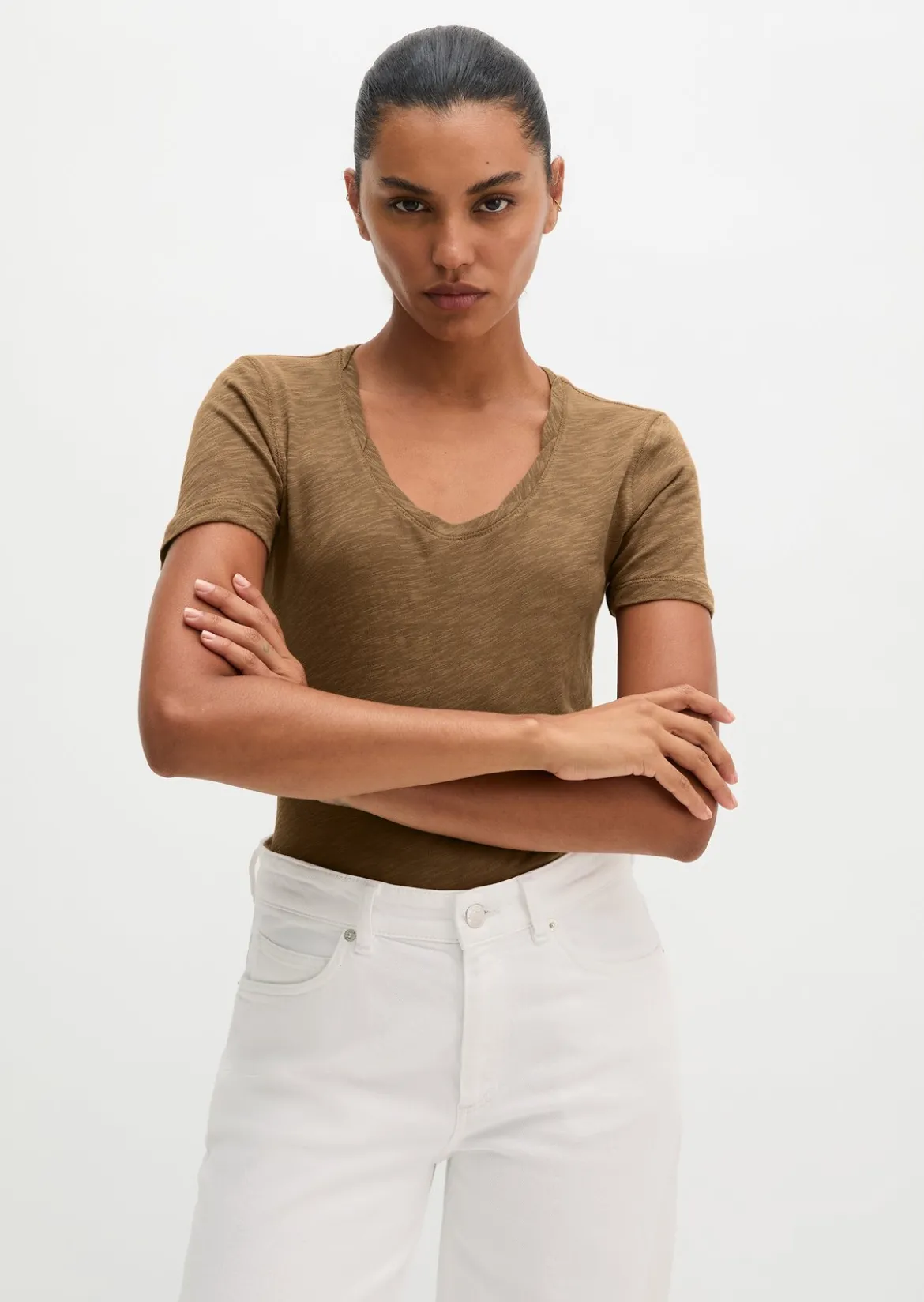 DfC T-Shirt loose aus Slub-Jersey