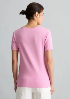 DfC T-Shirt mit Struktur relaxed aus reiner Bio-Baumwolle