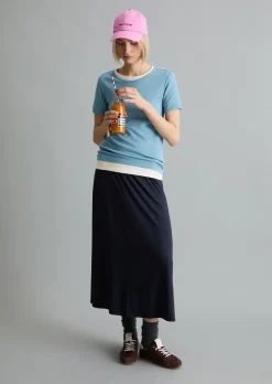 DfC T-Shirt mit Struktur relaxed aus reiner Bio-Baumwolle