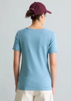 DfC T-Shirt mit Struktur relaxed aus reiner Bio-Baumwolle