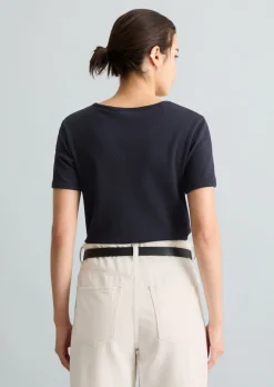 DfC T-Shirt mit Struktur relaxed aus reiner Bio-Baumwolle