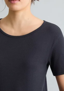 DfC T-Shirt mit Struktur relaxed aus reiner Bio-Baumwolle