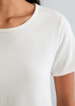DfC T-Shirt mit Struktur relaxed aus reiner Bio-Baumwolle