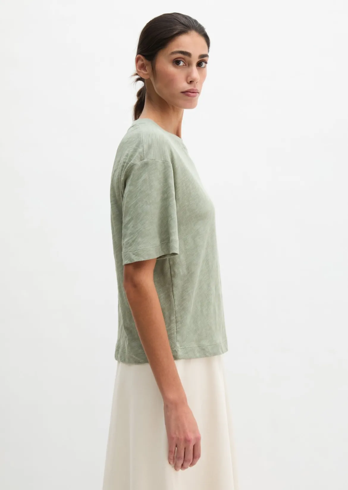 DfC T-Shirt regular aus Slub-Jersey