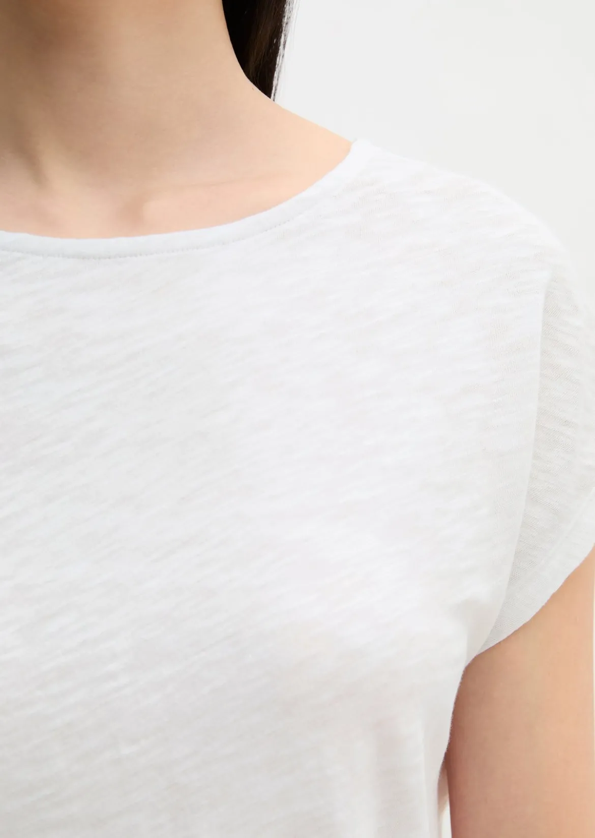 DfC T-Shirt regular aus weichem Baumwoll-Slub-Jersey