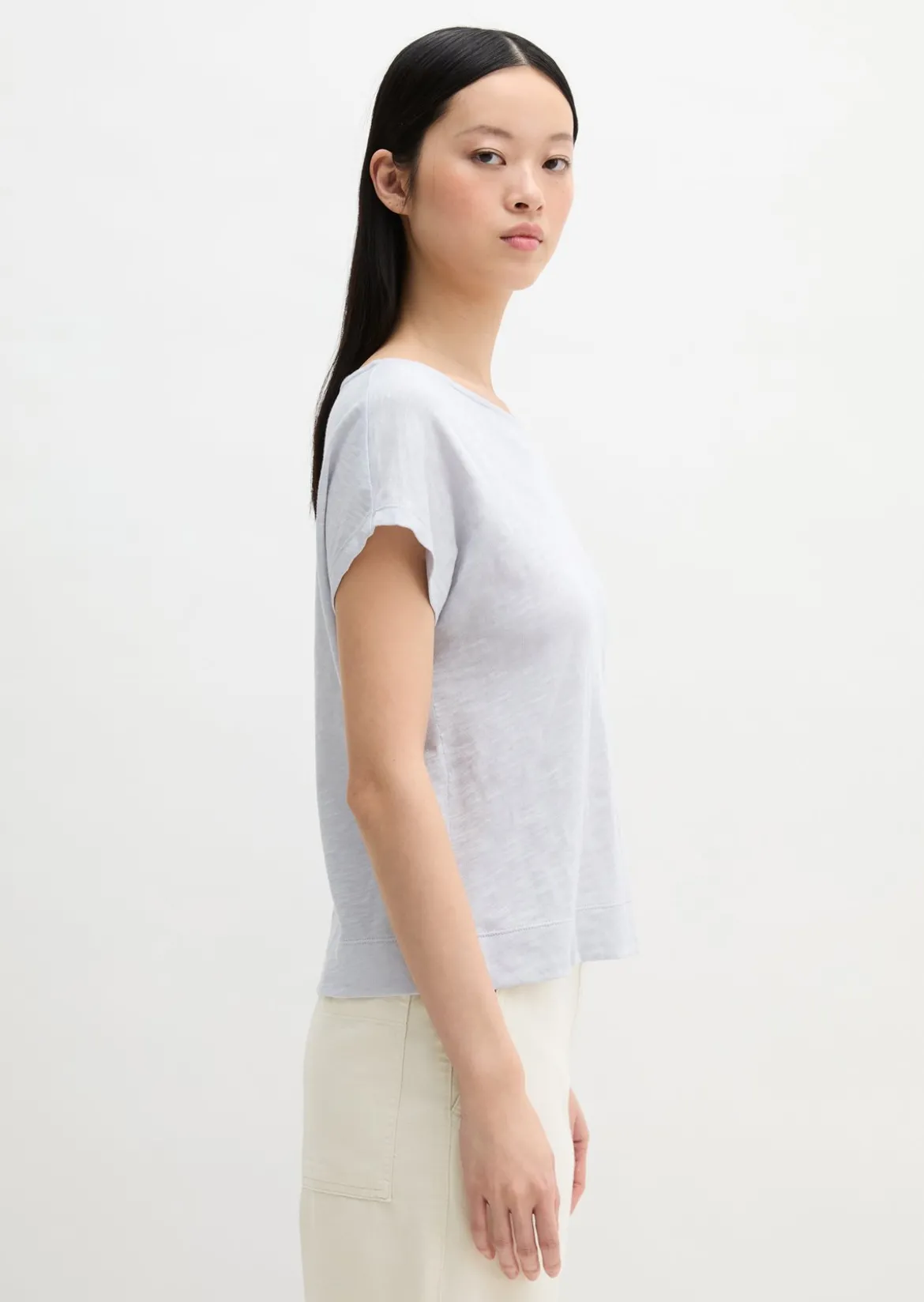 DfC T-Shirt regular aus weichem Baumwoll-Slub-Jersey