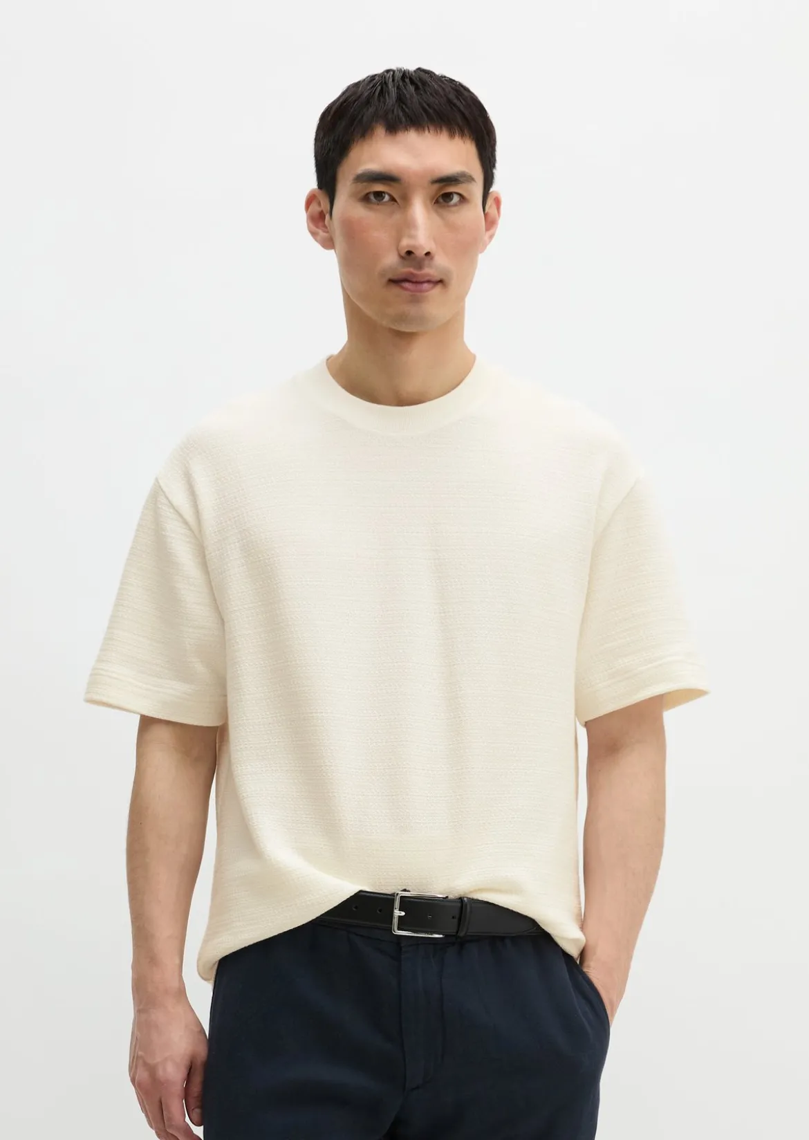 DfC T-Shirt relaxed mit feiner Struktur