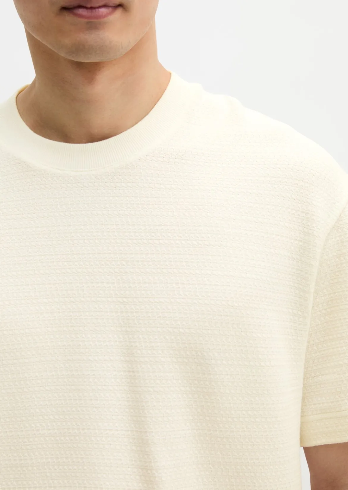 DfC T-Shirt relaxed mit feiner Struktur