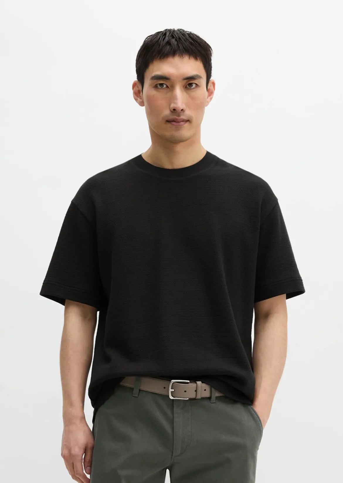 DfC T-Shirt relaxed mit feiner Struktur