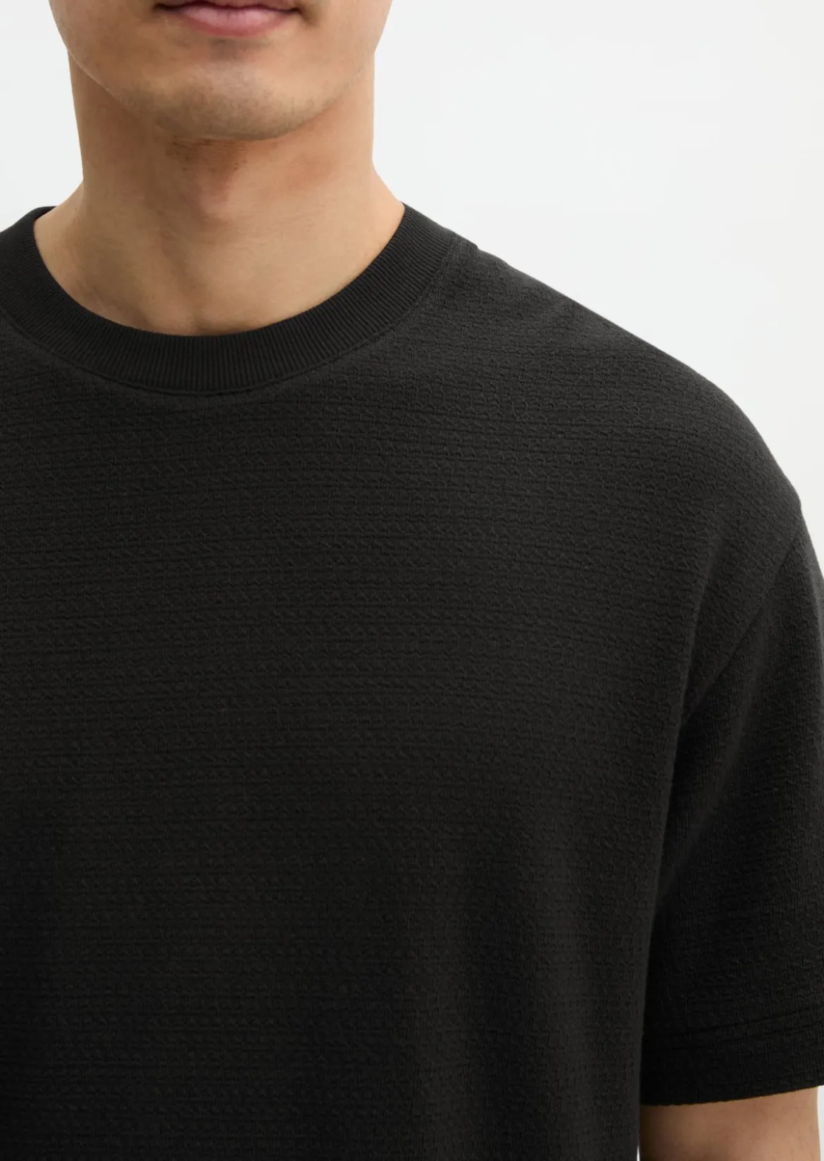 DfC T-Shirt relaxed mit feiner Struktur