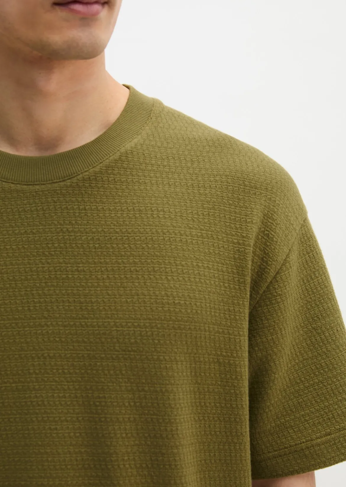 DfC T-Shirt relaxed mit feiner Struktur